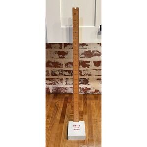 VINTAGE SINGER SKIRT MARKER SEWING TOOL‎ MEASURING TOOL WOODEN